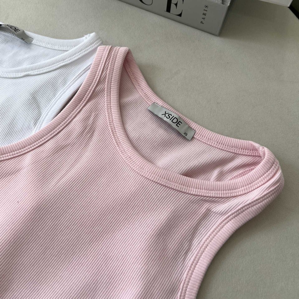 basic crop top,Guava Pink,CROP
